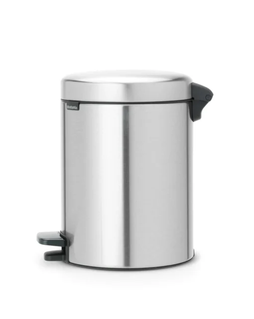 Brabantia Pedaalemmer Newlcon 5 Liter Matt Steel Fingerprint Proof -Brabantia Winkel 0f45856067723017f483add929db81b4