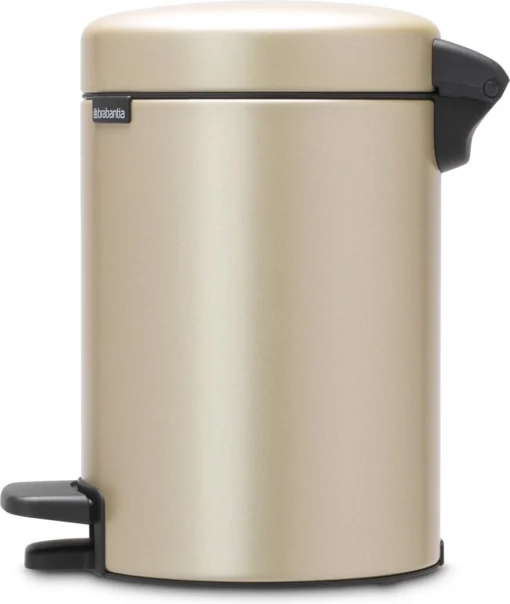 Brabantia NewIcon Prullenbak - 3 L - Metallic Gold -Brabantia Winkel