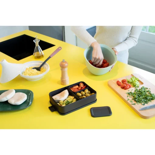 Brabantia Make & Take Bento Lunchbox Groot Donkergrijs -Brabantia Winkel 102 3480 5 1