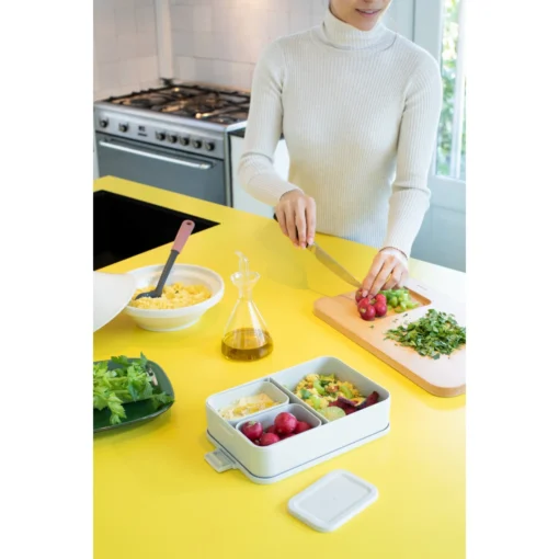 Brabantia Make & Take Bento Lunchbox Groot Lichtgrijs -Brabantia Winkel 102 3503 6 1