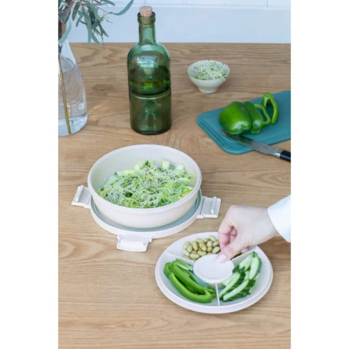 Brabantia Make En Take Salade Lunchkom 1,3 Liter Lichtgrijs -Brabantia Winkel 102 6368 6 1