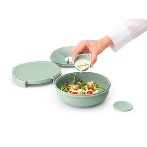 Brabantia Make En Take Salade Lunchkom 1,3 Liter Jade Groen -Brabantia Winkel 102 6382 2 1