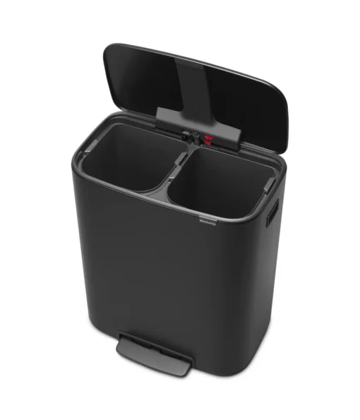 Brabantia Bo Prullenbak - 2 X 30 L - Matt Black -Brabantia Winkel 1029x1200 4