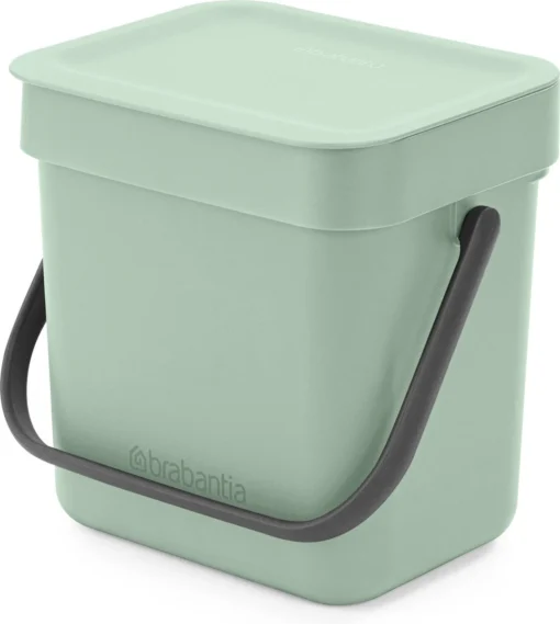 Brabantia Sort & Go Aanrecht Afvalbakje - 3 L - Jade Green -Brabantia Winkel