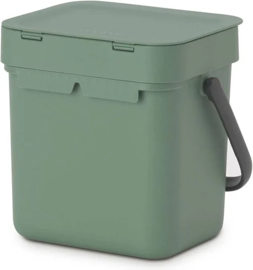 Brabantia Sort & Go Aanrecht Afvalbakje - 3 L - Fir Green -Brabantia Winkel