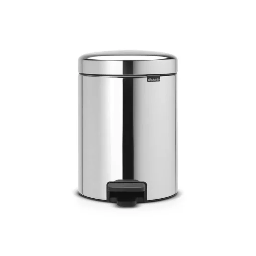 Brabantia Pedaalemmer NewIcon 5 Liter Brilliant Steel -Brabantia Winkel 112621