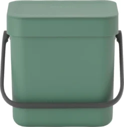 Brabantia Sort & Go Aanrecht Afvalbakje - 3 L - Fir Green -Brabantia Winkel 1173x1200