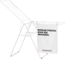 Brabantia HangOn Droogrek Inklapbaar - 25 Meter - White -Brabantia Winkel 1200x1105 1