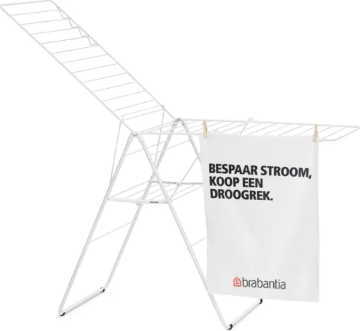 Brabantia HangOn Droogrek Inklapbaar - 25 Meter - White -Brabantia Winkel 1200x1105 1