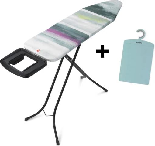 Brabantia Strijkplank B - Met Strijkerhouder - 124x38 Cm - Morning Breeze -Brabantia Winkel