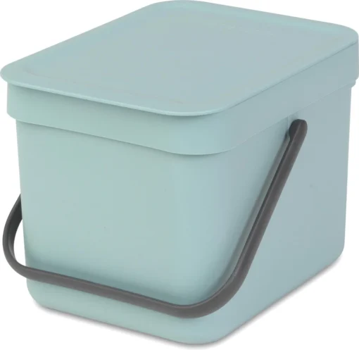 Brabantia Sort & Go Prullenbak - 6 L - Mint -Brabantia Winkel 1200x1169 1