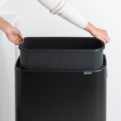 Brabantia - Bo Touch Bin Hi 60 L Matt Black -Brabantia Winkel 1200x1200 255