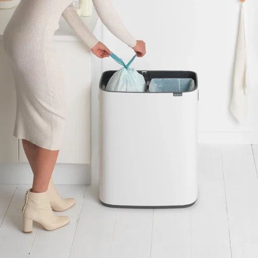 Brabantia Bo Touch Bin Prullenbak - 2 X 30 L - White -Brabantia Winkel 1200x1200 277