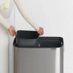 Brabantia Bo Touch Bin Prullenbak - 2 X 30 L - Matt Steel Fingerprint Proof -Brabantia Winkel 1200x1200 279