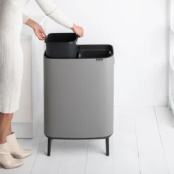 Brabantia - Bo Touch Bin Hi 2 X 30 L Mineral C Grey -Brabantia Winkel 1200x1200 316