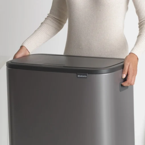 Brabantia Bo Touch Bin Prullenbak - 2 X 30 L - Platinum -Brabantia Winkel 1200x1200 81