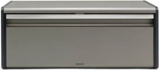 Brabantia Broodtrommel - Met Klepdeksel - Platinum -Brabantia Winkel