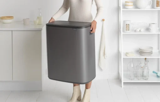 Brabantia Bo Touch Bin Prullenbak - 2 X 30 L - Platinum -Brabantia Winkel 1200x766 2