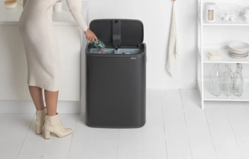 Brabantia Bo Touch Bin Prullenbak - 2 X 30 L - Matt Black -Brabantia Winkel 1200x766 21