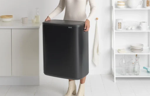 Brabantia Bo Touch Bin Prullenbak - 2 X 30 L - Matt Black -Brabantia Winkel 1200x766 22