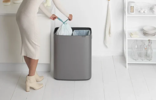 Brabantia Bo Touch Bin Prullenbak - 2 X 30 L - Platinum -Brabantia Winkel 1200x766 4