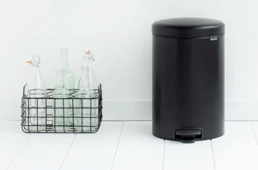 Brabantia NewIcon Prullenbak - 20 L - Matt Black -Brabantia Winkel