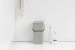 Brabantia Sort & Go Prullenbak - 16 L - Mid Grey -Brabantia Winkel 1200x799 103