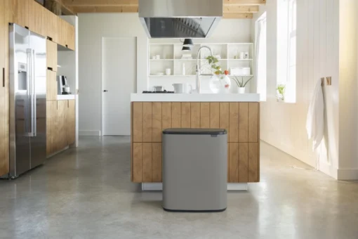 Brabantia Bo Touch Bin Prullenbak - 2 X 30 L - Mineral Concrete Grey -Brabantia Winkel 1200x799 116