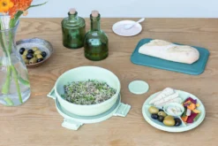 Brabantia Make & Take Salade Lunchbox - 1,3 L - Kunststof - Jade Green -Brabantia Winkel 1200x800 20