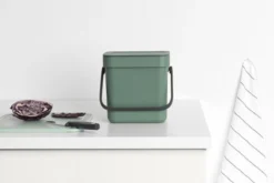 Brabantia Sort & Go Aanrecht Afvalbakje - 3 L - Fir Green -Brabantia Winkel 1200x800 49