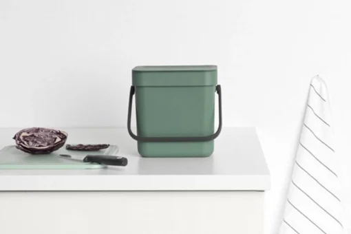 Brabantia Sort & Go Aanrecht Afvalbakje - 3 L - Fir Green -Brabantia Winkel 1200x800 49