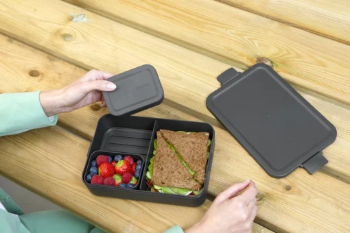 Brabantia Make & Take Bento Lunchbox Incl Bentobox - Large - Kunststof - Dark Grey -Brabantia Winkel 1200x800 62