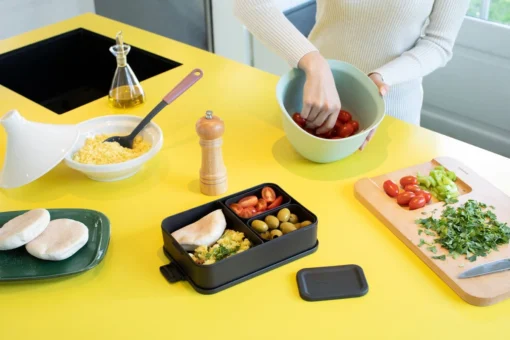 Brabantia Make & Take Bento Lunchbox Incl Bentobox - Large - Kunststof - Dark Grey -Brabantia Winkel 1200x800 63