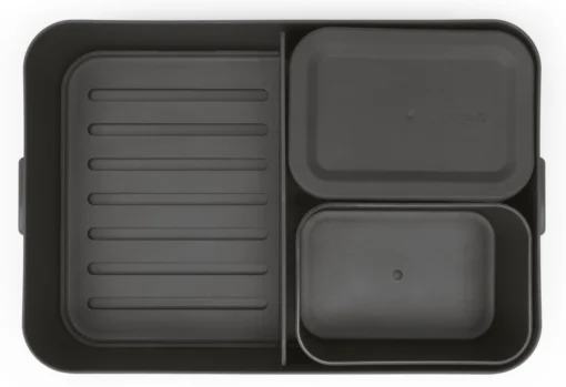 Brabantia Make & Take Bento Lunchbox Incl Bentobox - Large - Kunststof - Dark Grey -Brabantia Winkel