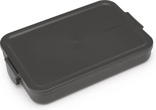 Brabantia Make & Take Lunchbox - Plat - Kunststof - Dark Grey -Brabantia Winkel