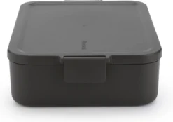 Brabantia Make & Take Bento Lunchbox Incl Bentobox - Large - Kunststof - Dark Grey -Brabantia Winkel 1200x847