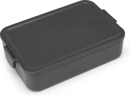 Brabantia Make & Take Bento Lunchbox Incl Bentobox - Large - Kunststof - Dark Grey -Brabantia Winkel