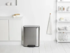 Brabantia Bo Prullenbak - 2 X 30 L - Matt Steel Fingerprint Proof -Brabantia Winkel 1200x900 23