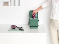 Brabantia Sort & Go Aanrecht Afvalbakje - 3 L - Fir Green -Brabantia Winkel 1200x900 41