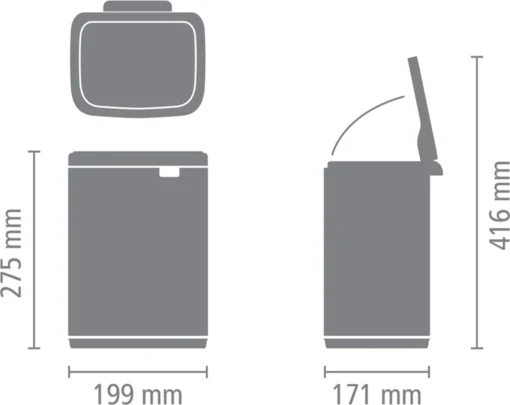 Brabantia Bo Prullenbak - 4 L - Platinum -Brabantia Winkel 1200x954 1