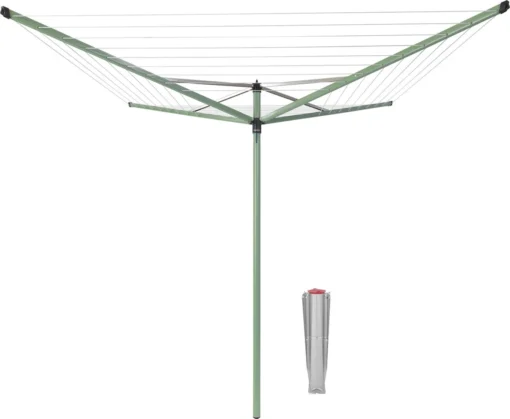 Brabantia Topspinner Droogmolen Met Grondanker - 50 M - Leaf Green -Brabantia Winkel