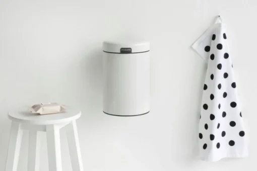 Brabantia Wandafvalemmer Newlcon 3 Liter White -Brabantia Winkel 13d8d5e6ff5878fadbade981a0a37080