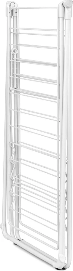 Brabantia HangOn Droogrek Inklapbaar - 25 Meter - Met Stang - White -Brabantia Winkel 324x1200