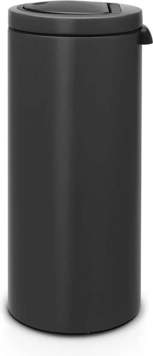 Brabantia Touch Bin Flat Top 30L - Infinite Grey - Met Speciale Structuurlak - Special Edition -Brabantia Winkel