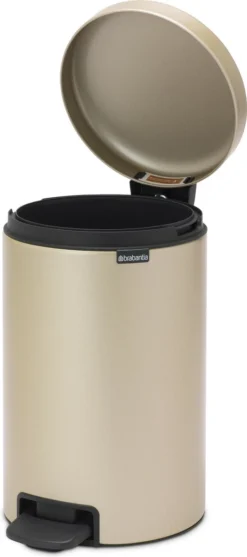 Brabantia NewIcon Prullenbak - 12 L - Metallic Gold -Brabantia Winkel 532x1200