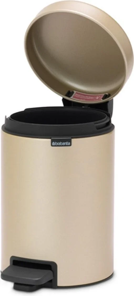 Brabantia NewIcon Prullenbak - 3 L - Metallic Gold -Brabantia Winkel 547x1200 1