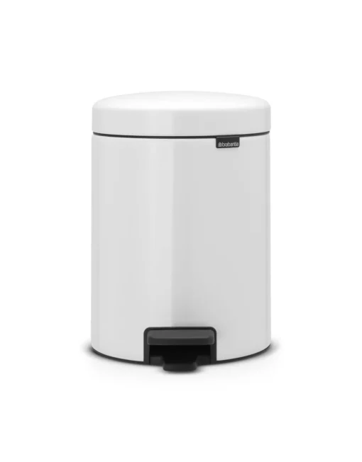 Brabantia Pedaalemmer Newlcon 5 Liter White -Brabantia Winkel 5fd656454891153dad98e30bb0472a2d