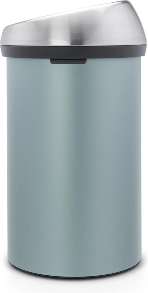 Brabantia Touch Bin Prullenbak - 60 L - Metallic Mint / Matt Steel Fingerprint Proof Deksel -Brabantia Winkel