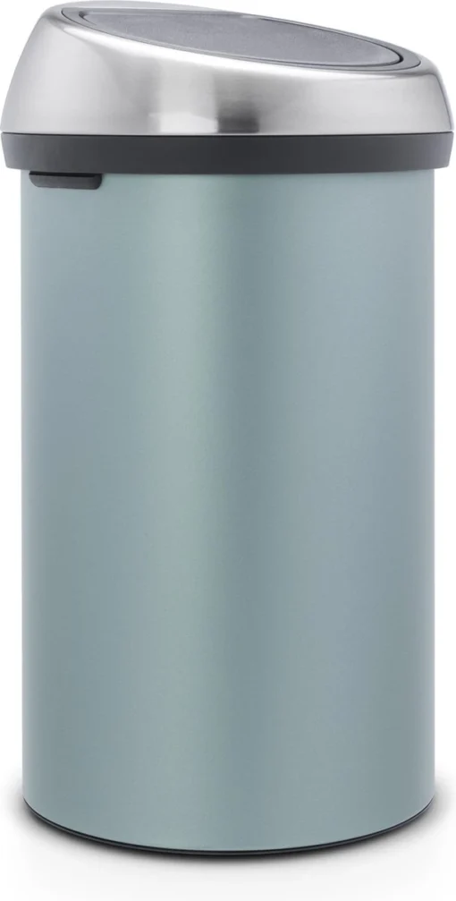 Brabantia Touch Bin Prullenbak - 60 L - Metallic Mint / Matt Steel Fingerprint Proof Deksel -Brabantia Winkel