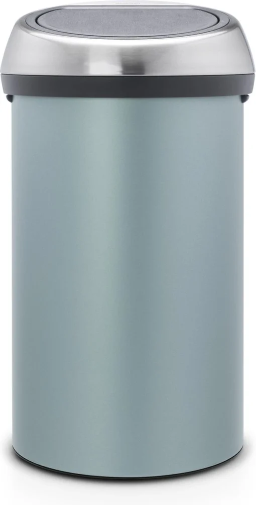 Brabantia Touch Bin Prullenbak - 60 L - Metallic Mint / Matt Steel Fingerprint Proof Deksel -Brabantia Winkel